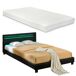 Corium Cama de matrimonio Paris de cuero sintético - con colchón 169x210 Corium Cama de matrimonio Paris de cuero sintético - con colchón 169x210 Negro