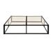 Cama Doble (Kreta) con colchón y listón de cama metal-acero 140x200 Cama Doble (Kreta) con colchón y listón de cama metal-acero 140x200 Negro