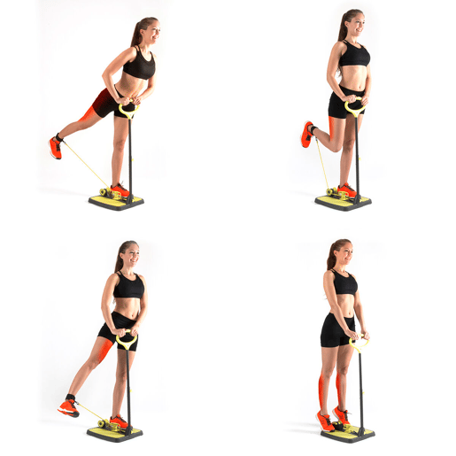 Plataforma de Fitness para Glúteos e Pernas com Guia de Exercícios InnovaGoods