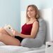 Almohada de Lectura con Apoyabrazos Almohada de Lectura con Apoyabrazos Gris