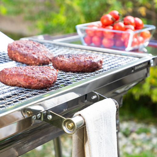 Churrasqueira Dobrável de Aço Inoxidável para Carvão ExelQ InnovaGoods