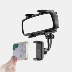 Suporte de Smartphone para o Espelho Retrovisor Stropp InnovaGoods
