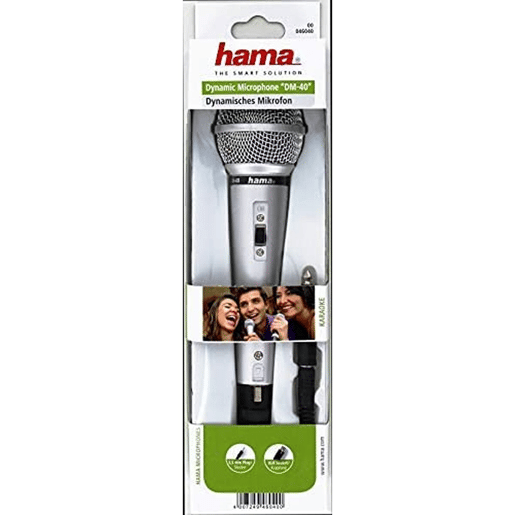 Microfone dinâmico Hama Dynamic Microphone DM 40