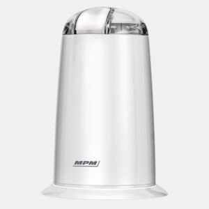 MPM MMK-07 Moinho de Café, Sementes, Especiarias e Nozes, Lâmina Aço Inoxidável, Moagem: 40gmin, 140, Branco