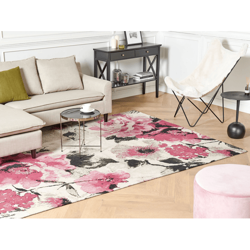 Tapete EJAZ Rosa 200 x 300 cm Algodão