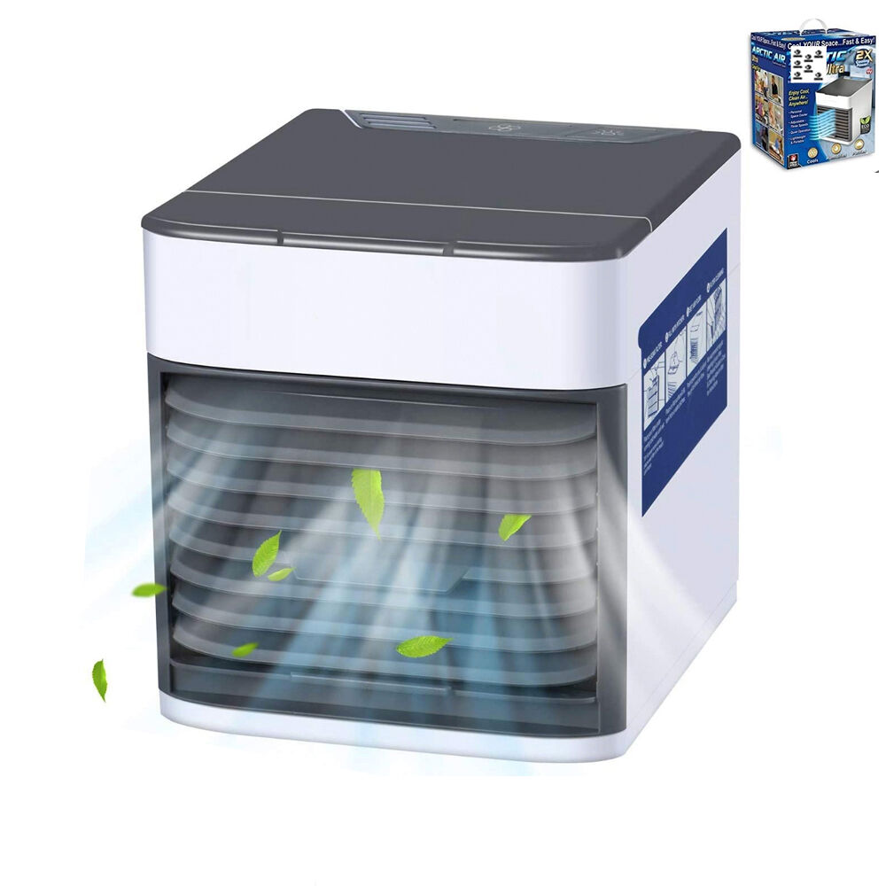 Mini Aire Acondicionado Climatizado Portátil Klack Ventilador Mini Usb Para Hogar con Difusor De Agua