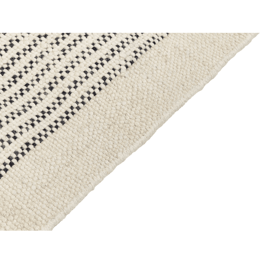Tapete DIVARLI Creme 80 x 150 cm Lã