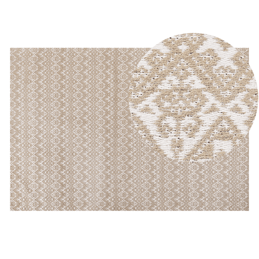 Tapete ATIMA Creme 160 x 230 cm Juta