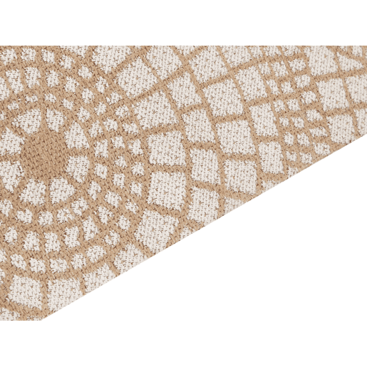 Tapete ARIBA Branco Creme 80 x 150 cm Juta