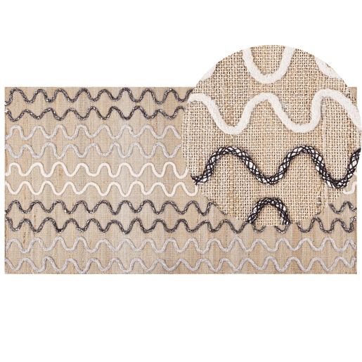 Tapete SOGUT Creme 80 x 150 cm Juta