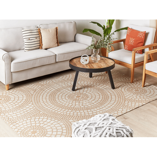 Tapete ARIBA Branco Creme 160 x 230 cm Juta