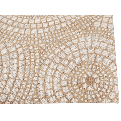 Tapete ARIBA Branco Creme 160 x 230 cm Juta