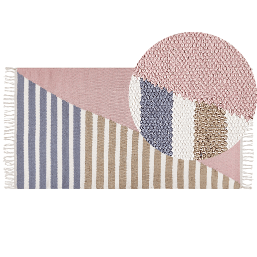 Tapete ENGIZ Multicolor 80 x 150 cm Lã Tapete ENGIZ Multicolor 80 x 150 cm Lã