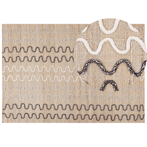 Tapete SOGUT Creme 160 x 230 cm Juta