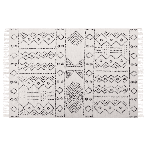 Tapete ALKENT Branco 140 x 200 cm Lã