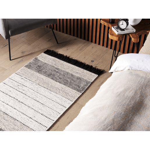 Tapete YAZLIK Creme 80 x 150 cm Lã