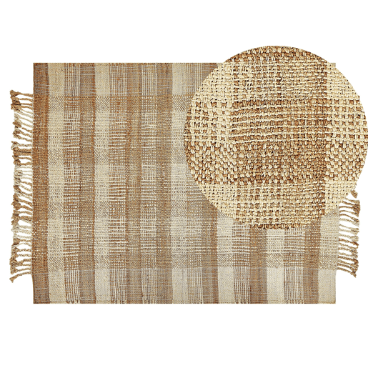 Tapete BERISSA Creme 140 x 200 cm Juta