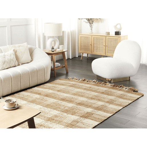 Tapete BERISSA Creme 140 x 200 cm Juta