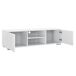 Mueble de televisión Werpen con 2 puertas y 2 estantes - MDF 120 Mueble de televisión Werpen con 2 puertas y 2 estantes - MDF 120 Blanco