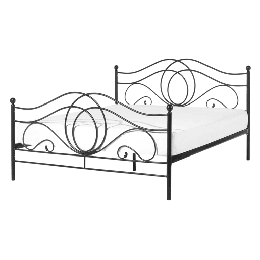 Beliani Cama Aço LYRA Beliani Cama Aço LYRA