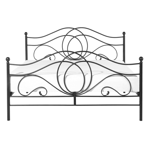 Beliani Cama Aço LYRA Beliani Cama Aço LYRA