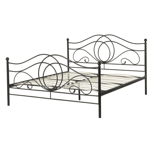 Beliani Cama Aço LYRA Beliani Cama Aço LYRA
