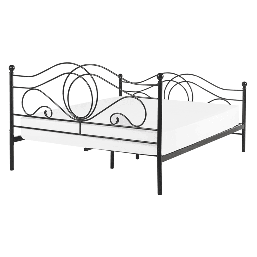 Beliani Cama Aço LYRA Beliani Cama Aço LYRA