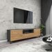 Mueble de TV Torsby con 3 puertas aglomerado 140 Mueble de TV Torsby con 3 puertas aglomerado 140 Antracita
