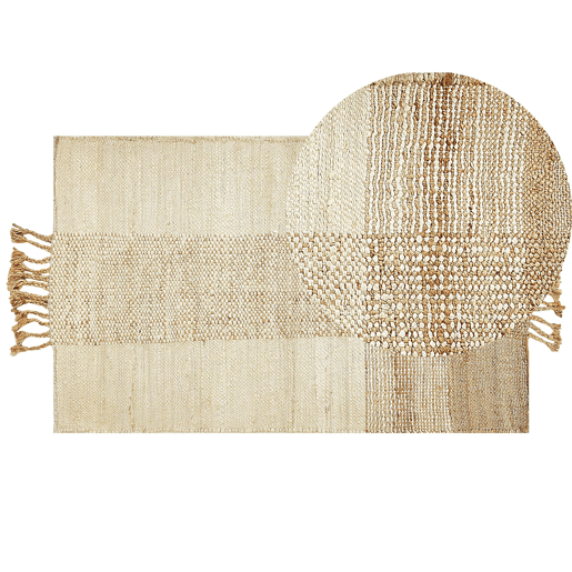 Tapete HAMZALAR Creme 80 x 150 cm Juta