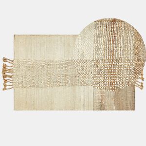 Tapete HAMZALAR Creme 80 x 150 cm Juta