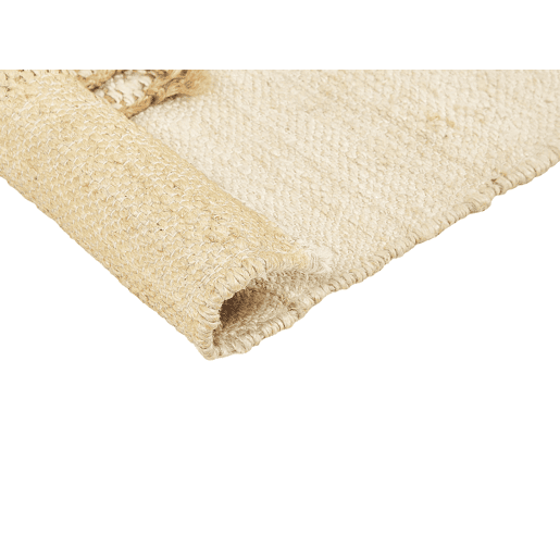 Tapete HAMZALAR Creme 80 x 150 cm Juta