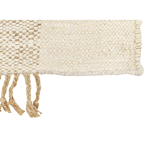 Tapete HAMZALAR Creme 80 x 150 cm Juta