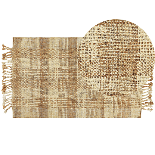 Tapete BERISSA Creme 80 x 150 cm Juta