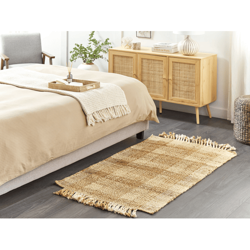 Tapete BERISSA Creme 80 x 150 cm Juta