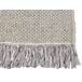Beliani De tejido plano TEKELER 140x200 Beliani De tejido plano TEKELER 140x200 Gris Claro