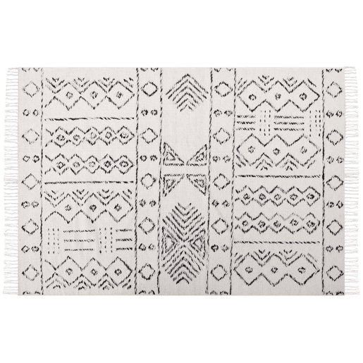 Tapete ALKENT Branco 160 x 230 cm Lã