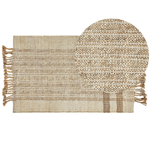 Tapete ORTAOBA Creme 80 x 150 cm Juta