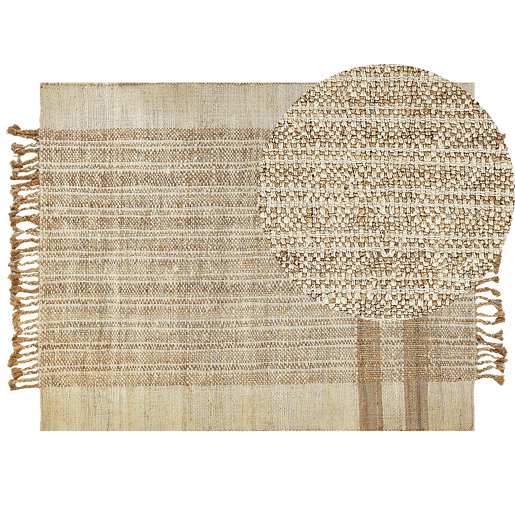Tapete ORTAOBA Creme 160 x 230 cm Juta