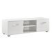 Mesa de Tele Laugar 2 Puertas y Estantes - Aglomerado 120 Mesa de Tele Laugar 2 Puertas y Estantes - Aglomerado 120 Blanco