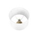 Beliani Lámpara de mesa CALVAS Beliani Lámpara de mesa CALVAS Blanco