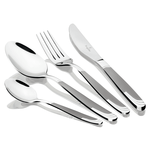 Berlinger Haus Matt-Mirror Conjunto de Talheres de 24 Peças Aço Inoxidável Acabamento Polido  Acetinado, para 6 Pessoas, , Inox