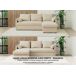 BUDWING Orlando Sofá Cama BUDWING Orlando Sofá Cama Beige