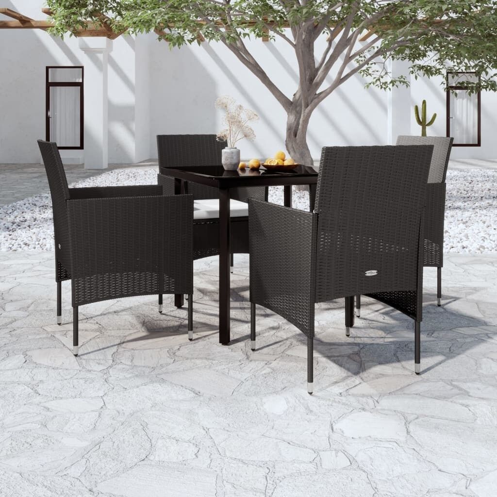 Juego de comedor de jardín con cojines