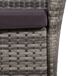 vidaXL Set comedor de jardín 9 piezas y cojines ratán sintético vidaXL Set comedor de jardín 9 piezas y cojines ratán sintético Gris