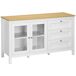 Aparador para Salón HOMCOM, hogar - muebles de comedor 120 Aparador para Salón HOMCOM, hogar - muebles de comedor 120 Blanco