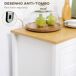 Aparador de Cocina HOMCOM, hogar - cocina Aparador de Cocina HOMCOM, hogar - cocina Blanco