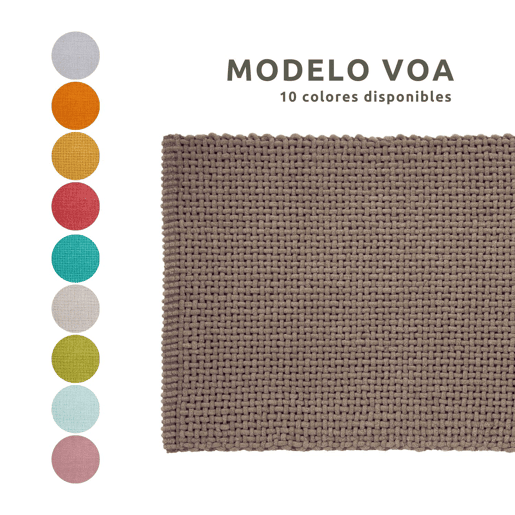Tapete de banho Voa Marrom 45x70cm Donegal Collections