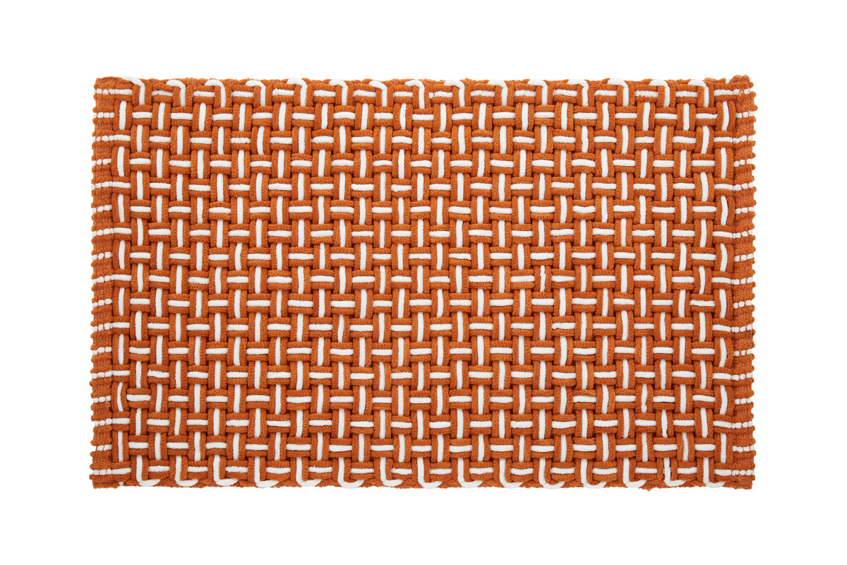 Alfombra baño Kaipur 45x70 Naranja