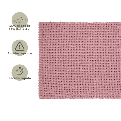 Tapete de banho Voa Rosa 45x70cm Donegal Collections