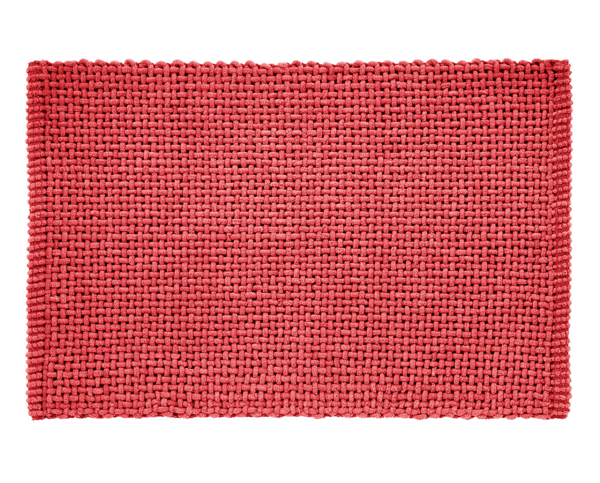 Alfombra baño Voa 45x70 Rojo